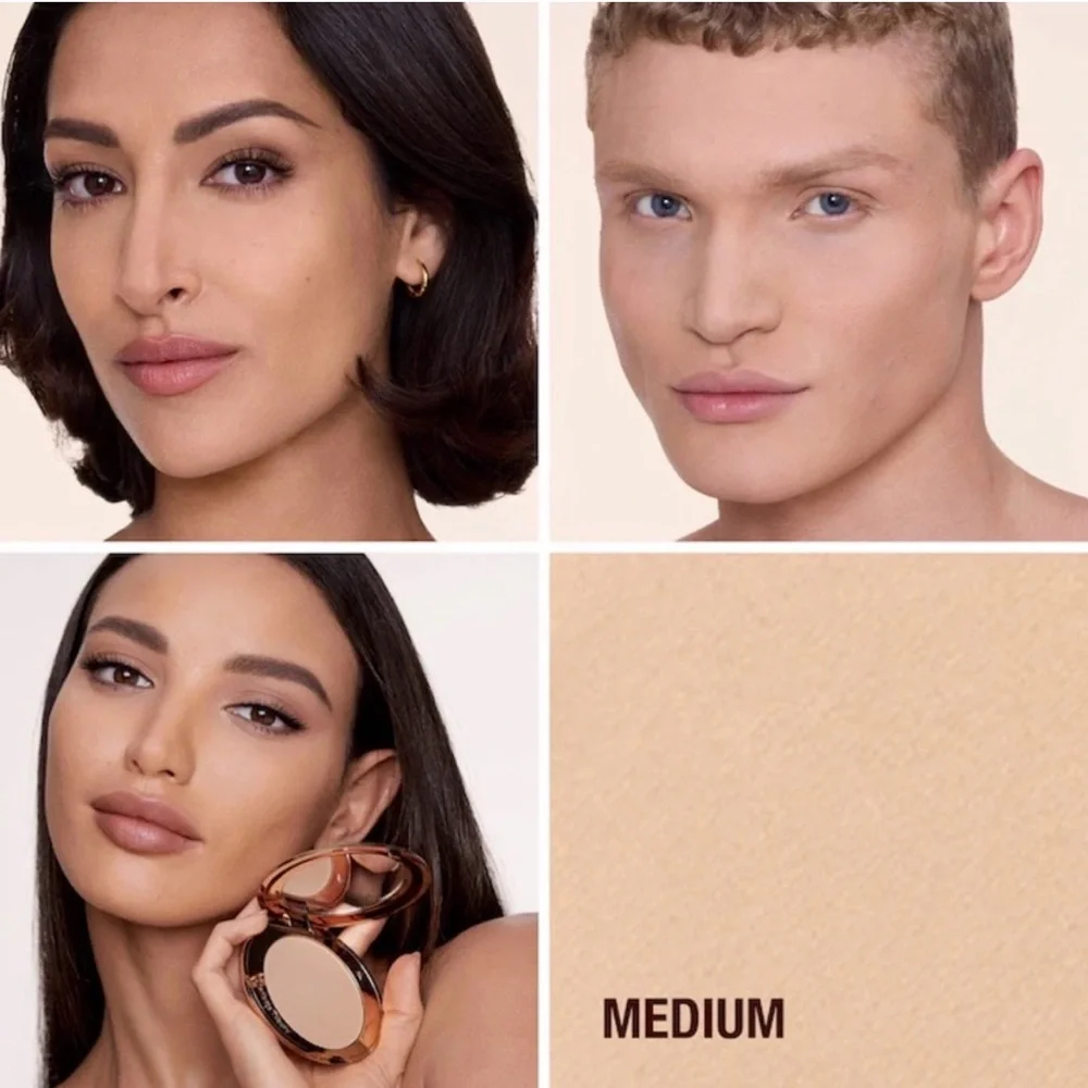 Charlotte Tilbury Medium Setting Powder and Setting Spray- Brand New Authentic